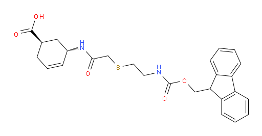 rac-(1R,5S)-5-(2-{[2-({[(9H-fluoren-9-yl)methoxy]carbonyl}amino)ethyl]sulfanyl}acetamido)cyclohex-3-ene-1-carboxylic acid