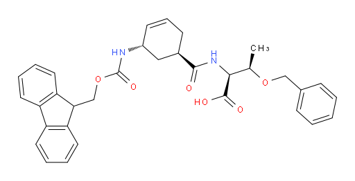 (2S,3R)-3-(benzyloxy)-2-{[(1RS,5SR)-5-({[(9H-fluoren-9-yl)methoxy]carbonyl}amino)cyclohex-3-en-1-yl]formamido}butanoic acid