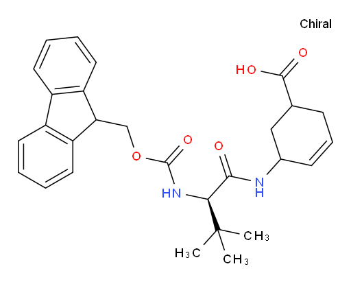 5-[(2R)-2-({[(9H-fluoren-9-yl)methoxy]carbonyl}amino)-3,3-dimethylbutanamido]cyclohex-3-ene-1-carboxylic acid