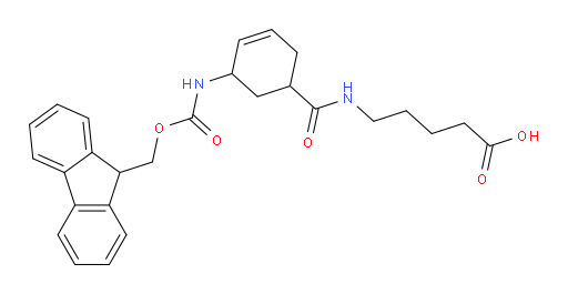 5-{[5-({[(9H-fluoren-9-yl)methoxy]carbonyl}amino)cyclohex-3-en-1-yl]formamido}pentanoic acid