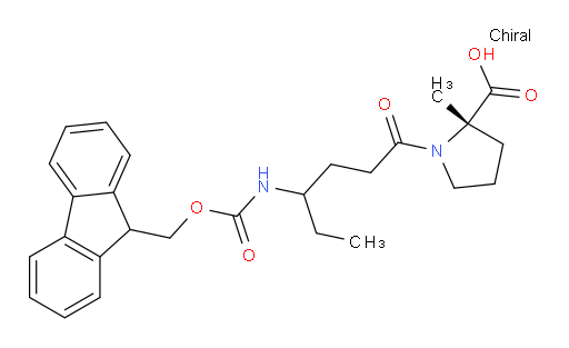 (2S)-1-[4-({[(9H-fluoren-9-yl)methoxy]carbonyl}amino)hexanoyl]-2-methylpyrrolidine-2-carboxylic acid