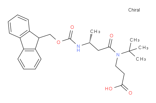 3-[(3R)-N-tert-butyl-3-({[(9H-fluoren-9-yl)methoxy]carbonyl}amino)butanamido]propanoic acid