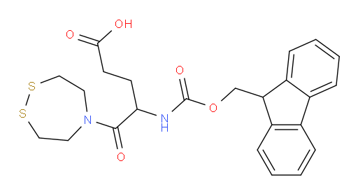 5-(1,2,5-dithiazepan-5-yl)-4-({[(9H-fluoren-9-yl)methoxy]carbonyl}amino)-5-oxopentanoic acid