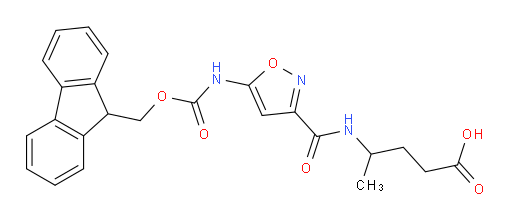 4-{[5-({[(9H-fluoren-9-yl)methoxy]carbonyl}amino)-1,2-oxazol-3-yl]formamido}pentanoic acid
