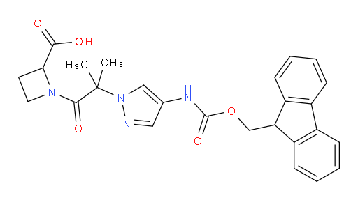 1-{2-[4-({[(9H-fluoren-9-yl)methoxy]carbonyl}amino)-1H-pyrazol-1-yl]-2-methylpropanoyl}azetidine-2-carboxylic acid