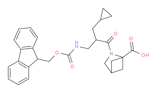 2-[2-(cyclopropylmethyl)-3-({[(9H-fluoren-9-yl)methoxy]carbonyl}amino)propanoyl]-2-azabicyclo[2.1.1]hexane-1-carboxylic acid