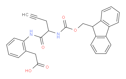 2-{2-[2-({[(9H-fluoren-9-yl)methoxy]carbonyl}amino)pent-4-ynamido]phenyl}acetic acid