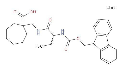 1-{[(2R)-2-({[(9H-fluoren-9-yl)methoxy]carbonyl}amino)butanamido]methyl}cycloheptane-1-carboxylic acid