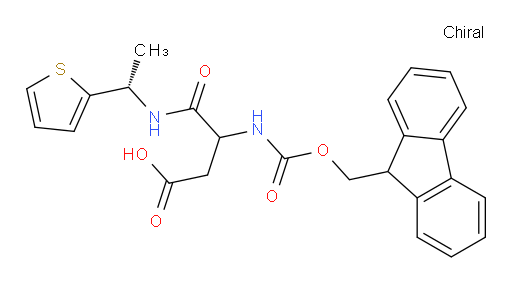 3-({[(9H-fluoren-9-yl)methoxy]carbonyl}amino)-3-{[(1S)-1-(thiophen-2-yl)ethyl]carbamoyl}propanoic acid