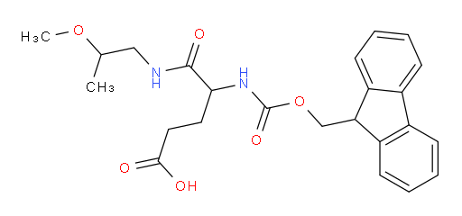 4-({[(9H-fluoren-9-yl)methoxy]carbonyl}amino)-4-[(2-methoxypropyl)carbamoyl]butanoic acid