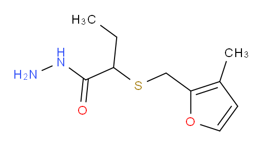 2-{[(3-methylfuran-2-yl)methyl]sulfanyl}butanehydrazide