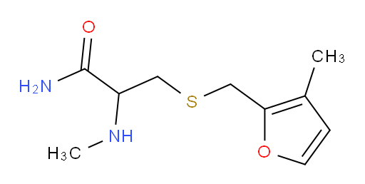 2-(methylamino)-3-{[(3-methylfuran-2-yl)methyl]sulfanyl}propanamide