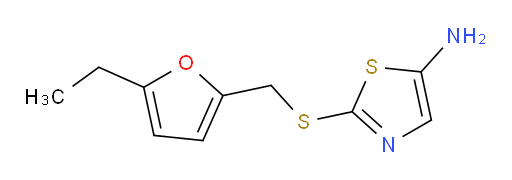 2-{[(5-ethylfuran-2-yl)methyl]sulfanyl}-1,3-thiazol-5-amine
