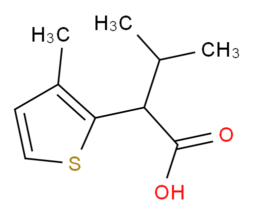 3-methyl-2-(3-methylthiophen-2-yl)butanoic acid