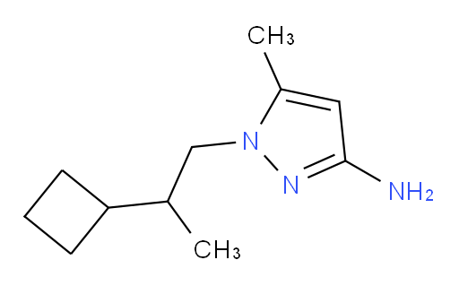 1-(2-cyclobutylpropyl)-5-methyl-1H-pyrazol-3-amine