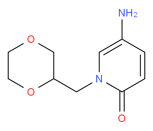 5-amino-1-[(1,4-dioxan-2-yl)methyl]-1,2-dihydropyridin-2-one