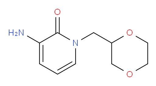 3-amino-1-[(1,4-dioxan-2-yl)methyl]-1,2-dihydropyridin-2-one