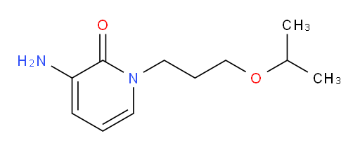 3-amino-1-[3-(propan-2-yloxy)propyl]-1,2-dihydropyridin-2-one