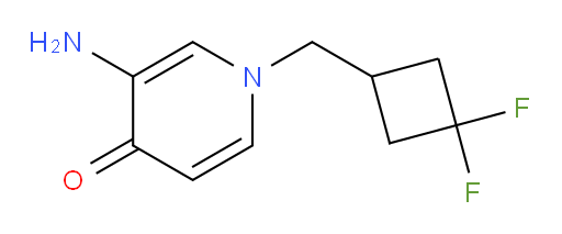 3-amino-1-[(3,3-difluorocyclobutyl)methyl]-1,4-dihydropyridin-4-one