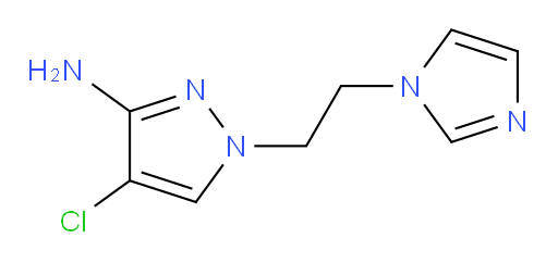 4-chloro-1-[2-(1H-imidazol-1-yl)ethyl]-1H-pyrazol-3-amine