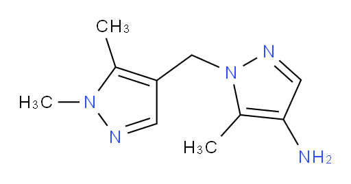 1-[(1,5-dimethyl-1H-pyrazol-4-yl)methyl]-5-methyl-1H-pyrazol-4-amine