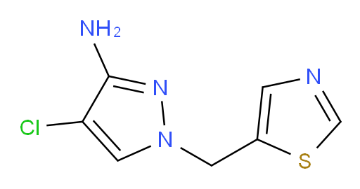 4-chloro-1-[(1,3-thiazol-5-yl)methyl]-1H-pyrazol-3-amine