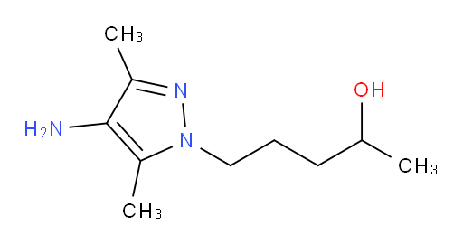 5-(4-amino-3,5-dimethyl-1H-pyrazol-1-yl)pentan-2-ol