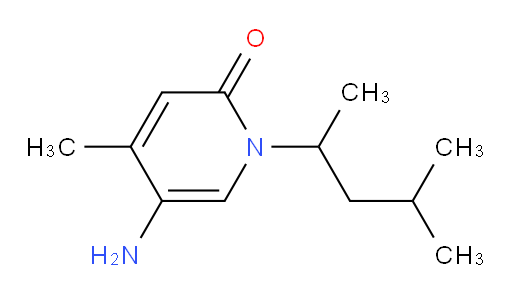 5-amino-4-methyl-1-(4-methylpentan-2-yl)-1,2-dihydropyridin-2-one