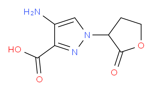 4-amino-1-(2-oxooxolan-3-yl)-1H-pyrazole-3-carboxylic acid