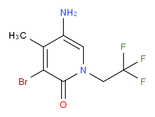 5-amino-3-bromo-4-methyl-1-(2,2,2-trifluoroethyl)-1,2-dihydropyridin-2-one