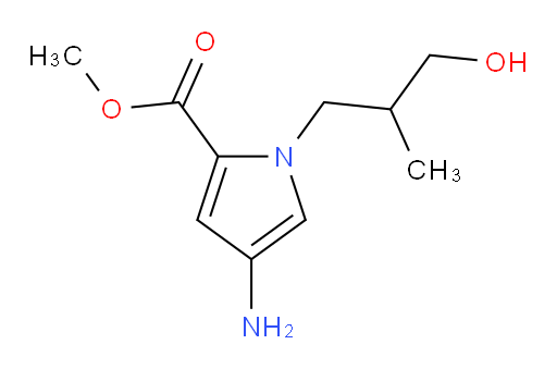 methyl 4-amino-1-(3-hydroxy-2-methylpropyl)-1H-pyrrole-2-carboxylate