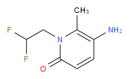5-amino-1-(2,2-difluoroethyl)-6-methyl-1,2-dihydropyridin-2-one