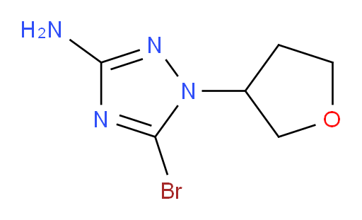 5-bromo-1-(oxolan-3-yl)-1H-1,2,4-triazol-3-amine