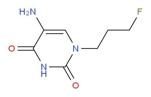 5-amino-1-(3-fluoropropyl)-1,2,3,4-tetrahydropyrimidine-2,4-dione
