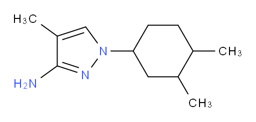 1-(3,4-dimethylcyclohexyl)-4-methyl-1H-pyrazol-3-amine