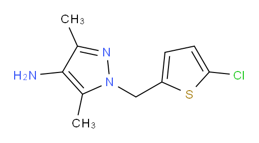 1-[(5-chlorothiophen-2-yl)methyl]-3,5-dimethyl-1H-pyrazol-4-amine