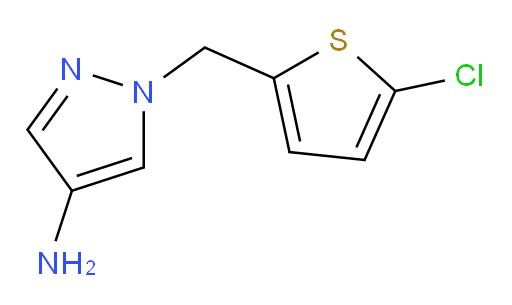 1-[(5-chlorothiophen-2-yl)methyl]-1H-pyrazol-4-amine