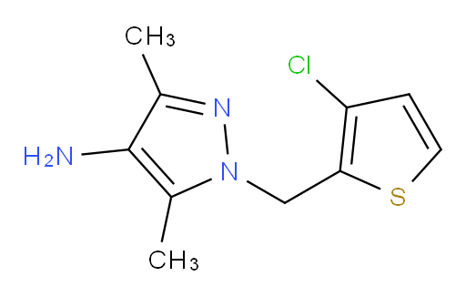 1-[(3-chlorothiophen-2-yl)methyl]-3,5-dimethyl-1H-pyrazol-4-amine