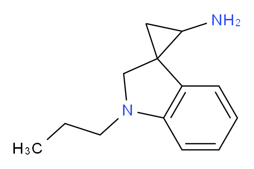 1'-propyl-1',2'-dihydrospiro[cyclopropane-1,3'-indole]-2-amine