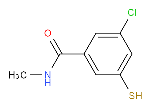 3-chloro-5-mercapto-N-methylbenzamide