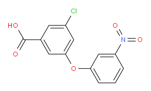 3-chloro-5-(3-nitrophenoxy)benzoic acid