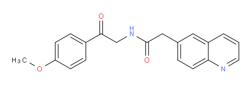 N-(2-(4-methoxyphenyl)-2-oxoethyl)-2-(quinolin-6-yl)acetamide