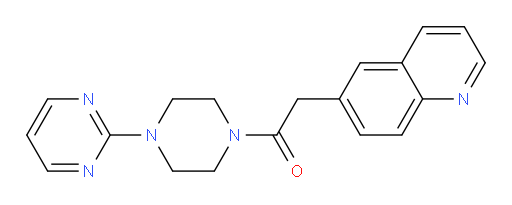 1-(4-(pyrimidin-2-yl)piperazin-1-yl)-2-(quinolin-6-yl)ethanone
