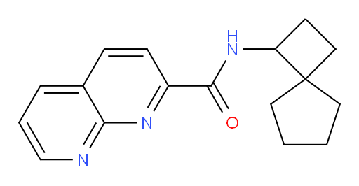 N-(spiro[3.4]octan-1-yl)-1,8-naphthyridine-2-carboxamide