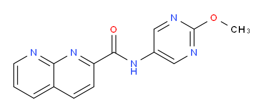 N-(2-methoxypyrimidin-5-yl)-1,8-naphthyridine-2-carboxamide