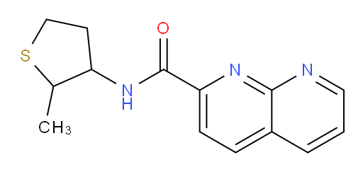 N-(2-methyltetrahydrothiophen-3-yl)-1,8-naphthyridine-2-carboxamide