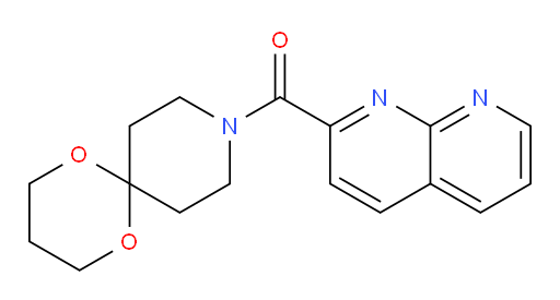 (1,8-naphthyridin-2-yl)(1,5-dioxa-9-azaspiro[5.5]undecan-9-yl)methanone