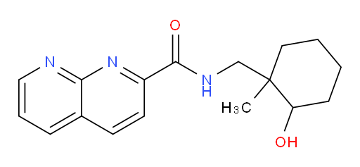 N-((2-hydroxy-1-methylcyclohexyl)methyl)-1,8-naphthyridine-2-carboxamide