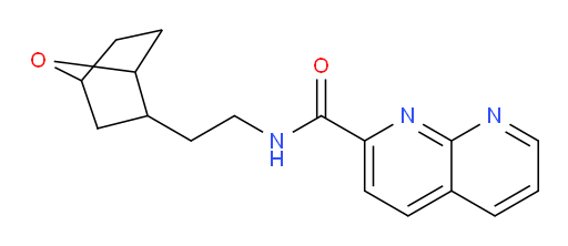 N-(2-(7-oxabicyclo[2.2.1]heptan-2-yl)ethyl)-1,8-naphthyridine-2-carboxamide