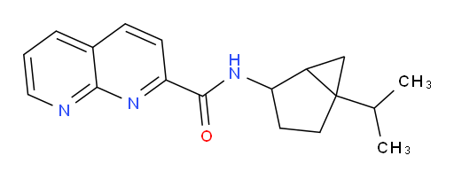 N-(5-isopropylbicyclo[3.1.0]hexan-2-yl)-1,8-naphthyridine-2-carboxamide
